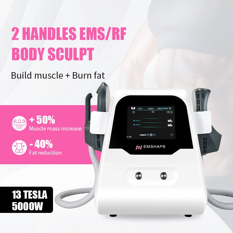 EMSHAPE-body-sculpting-machine-with-two-handles. - HUIMAIN EMSHAPE body sculpting machine with two handles. - HUIMAIN