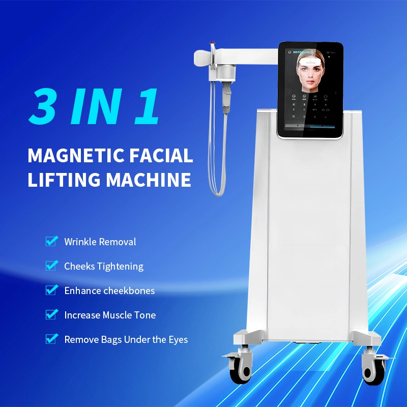 3-in-1 magnetic facial lifting machine for wrinkle removal, cheek tightening, and under-eye bag removal. - HUIMAIN