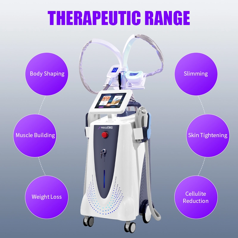 REEZEMS-body-contouring-machine-demonstrating-therapeutic-range-benefits. - HUIMAIN REEZEMS body contouring machine demonstrating therapeutic range benefits. - HUIMAIN