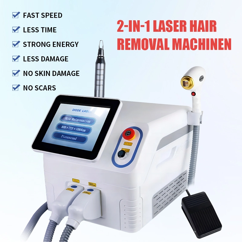 2-in-1 Laser Hair Removal and Skin Rejuvenation Machine. - HUIMAIN