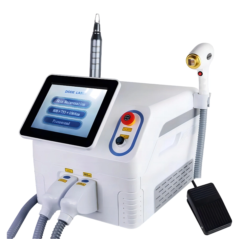 808nm diode laser hair removal device combined with picosecond laser for pigmentation treatment - HUIMAIN